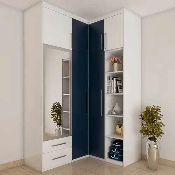 L Shaped Corner Wardrobe | corner wardrobe ideas for small bedroom